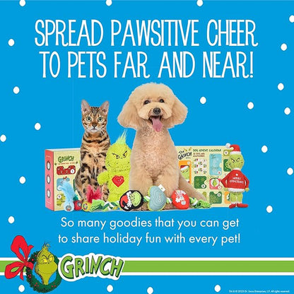 Dr. Seuss for Pets How The Grinch Stole Christmas 14'' Grinch Rope Toy for Dogs | Squeaky Dog Toys,Rope Toys,Holiday Toys for Dogs,Pet Stocking Gifts The Grinch (FF23498-23/12)