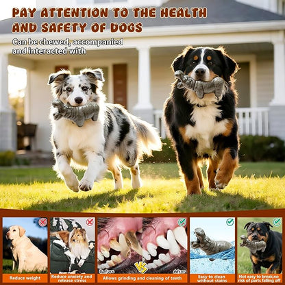 Dog Chew Toys for Aggressive Chewers,Indestructible Toy for Large Dogs,Tough Dog Toys to Keep Them Busy & Reduce Boredom for Medium, Large Dogs