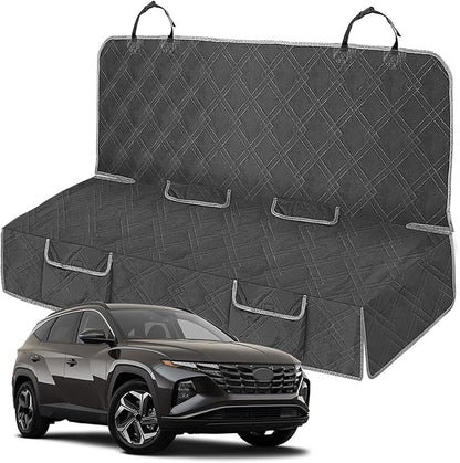 Dog Car Seat Cover Compatible with Hyundai Tucson 2010-2025, Waterproof Pet Bench Seat Cover for Back Seat, 600D Heavy Duty Scratch Proof Nonslip Truck Seat Covers for Dogs