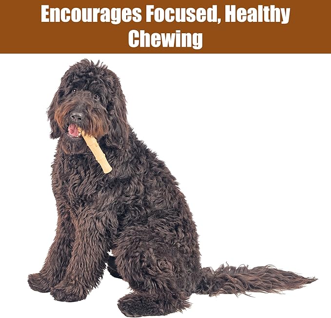 SPOT Bam-Bones Plus Bamboo Stick - Bamboo Fiber & Nylon, Durable Long Lasting Dog Chew for Aggressive Chewers – Great Toy for Adult Dogs & Puppies Under 90lbs, Non-Splintering, 9.5in, Chicken Flavor