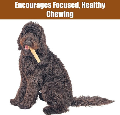 SPOT Bam-Bones Plus Bamboo Stick - Bamboo Fiber & Nylon, Durable Long Lasting Dog Chew for Aggressive Chewers – Great Toy for Adult Dogs & Puppies Under 90lbs, Non-Splintering, 9.5in, Chicken Flavor