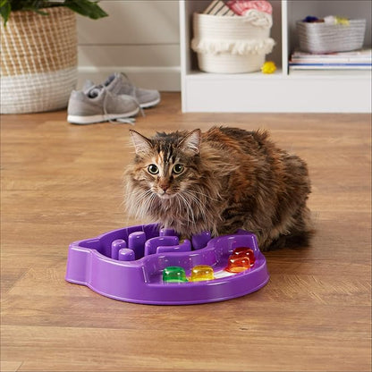 Amazon Basics Pet Activity Center and Feeder, Purple