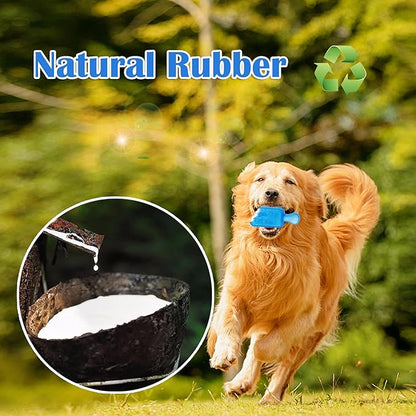 Puppy Teething Chew Toys, Cooling Natural Teething Rubber, 2 Pack for Cleaning Teeth and Protects Oral, Freezable Dog Chew Toys Set