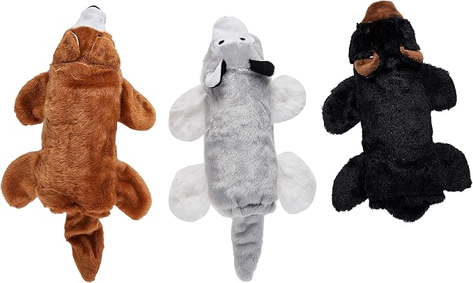 Max and Neo Fox, Bear and Wolf Water Bottle Dog Toys - 3 Pack - We Donate a Toy to a Dog Rescue for Every Toy Sold (Fox, Bear and Wolf)