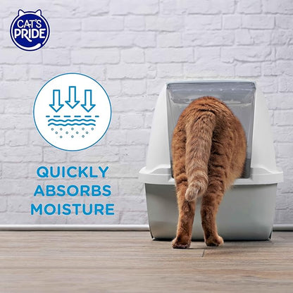 Cat’s Pride Micro Crystals Cat Litter, Non-Clumping, Unscented, 30-Day Odor Control, 99% Dust Free, Lightweight, Soft on Paws, 6.5lb Bag