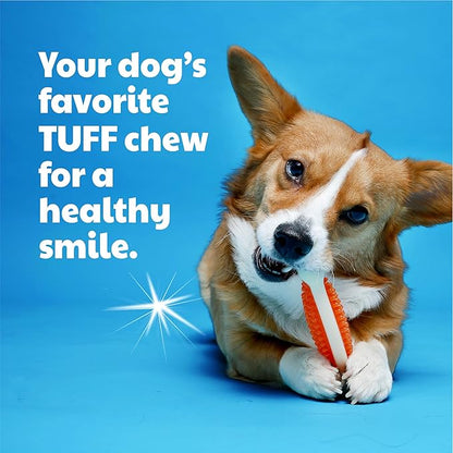 Hartz Chew 'n Clean Tuff Bone Tough Dog Chew Toy, Large 3 Pack