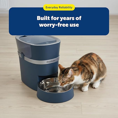 PetSafe 2-Pet Meal Splitter with Bowl - Designed for PetSafe Smart Feed and Healthy Pet Simply Feed Automatic Cat Feeder - No-Mess Food Dispensing - Includes Privacy Panel