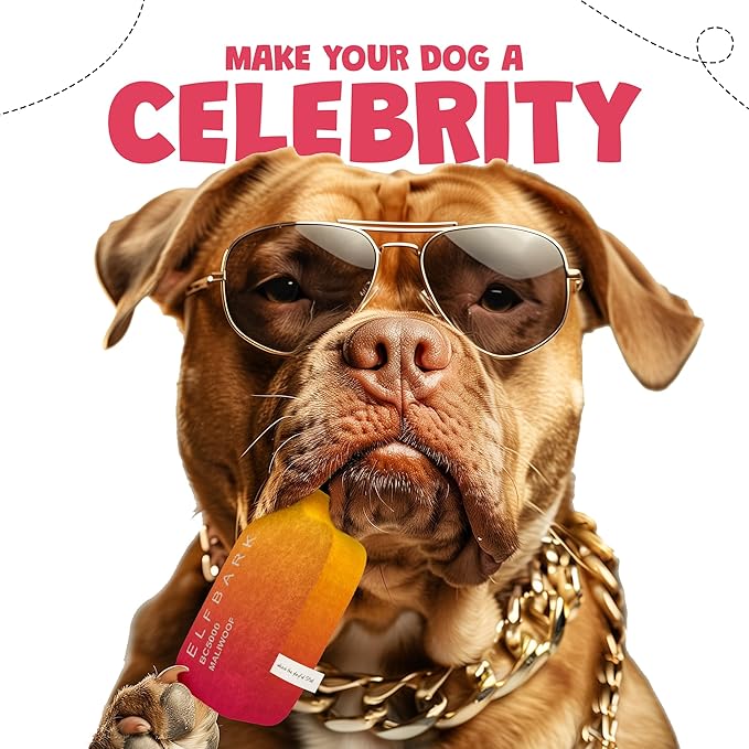 Puff Parody Dog Toy – Funny Squeaky Dog Toys for Interactive Play and Training – Durable, Easy to Clean, Birthday Gifts for Small, Medium and Large Dogs - Peach