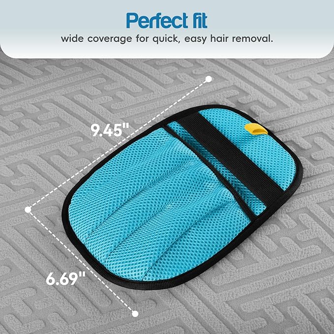 Pet Hair Removal Glove for Dogs & Cats, Upgraded 5-Finger Electrostatic Magic Brush & Reusable Pet Hair Remover for Clothing,Couch, Carpet, Car Seat, Car Bed,1PCS