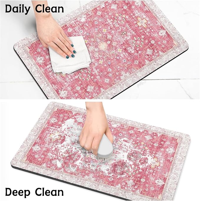 Pet Food Mats for Floor, Absorbent Dog Mat for Food and Water Dispenser, Quick Dry Dog Placemat Pet Supplies