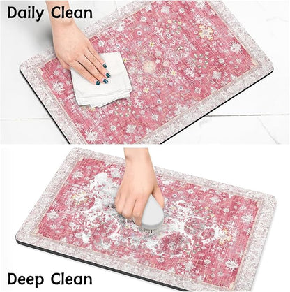 Pet Food Mats for Floor, Absorbent Dog Mat for Food and Water Dispenser, Quick Dry Dog Placemat Pet Supplies