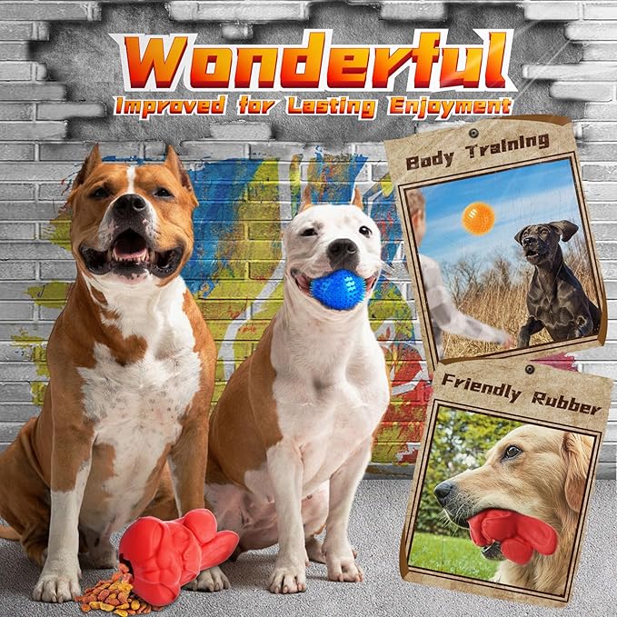 Long-Lasting Heavy Various Dog Chew Toys for Aggressive Chewers,9 Pack Indestructible Large Dog Toys Include Tug Chew & Rope Toys,Squeaky Toys for Medium&Large Breed(For Powerful Chewers-Mad Bunny）
