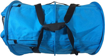 SturdiBag XL Pet Travel Carrier: Flexible Height for Cat and Dog Soft Sided with Safety Clips and Seatbelt Straps | Blue Jay, 20" x 16" x 12" (PN: SB3-BJ)