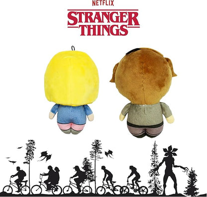 design LAB, Inc. Stranger Things Official Merchandise | Cool Dog Toys for Interactive Play | Eleven & Hopper 2-Pack Set | Collectible Stranger Things Toys