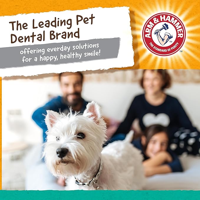 Arm & Hammer for Pets Super Treadz Gorilla Dental Chew Toy for Dogs - Dog Dental Chew Toys Reduce Plaque & Tartar Buildup Without Brushing - Safe for Dogs up to 35 Lbs