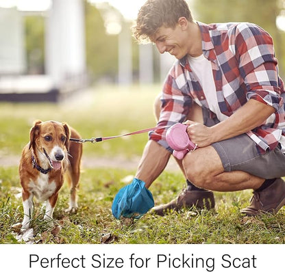 Dog Poop Bags with Handles, 180 Count, Extra Thick Leak-Proof Dog Waste Bags, Certified Compostable, Unscented & Eco-Friendly, 9 x 13 inch (16 inch w/Handles)