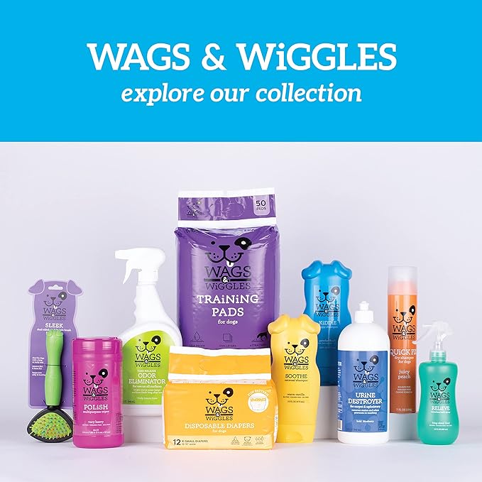 Wags & Wiggles Refresh Dog Deodorizing Spray in Zesty Grapefruit | Long Lasting Dog Grooming Deodorizer Spray | Easy to Use Deodorizing Spray for Dogs to Combat Smelly Dog Odors, 12 Ounces (Pack of 2)