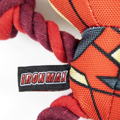 CERD LIFE'S LITTLE MOMENTS - Iron Man Rope Toy for Medium and Big Dogs - Indestructible, Tough Dog Toy - Official Marvel Licensed