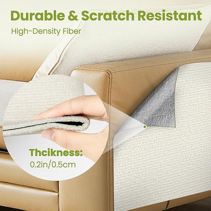 Cat Scratch Couch Furniture Protector, 78.7" x 15.8" Cat Scratcher Pad Deterrent from Cats Claws Scratching, DIY Sisal Carpet Cat Proof Couch Cover Replacement for Indoor Sofa, Wall, Door, Beige