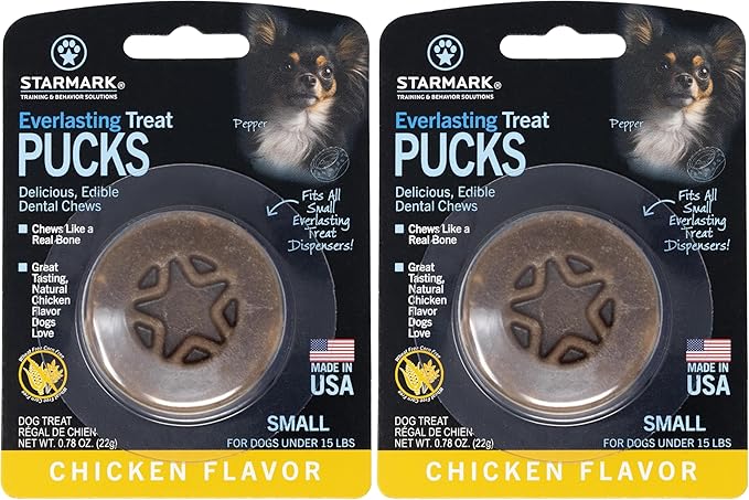 Starmark Everlasting Treat Puck Dental Chew for Small Dogs (Pack of 2)