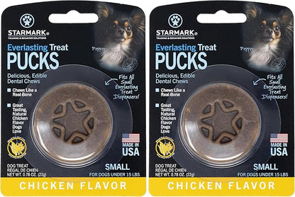 Starmark Everlasting Treat Puck Dental Chew for Small Dogs (Pack of 2)
