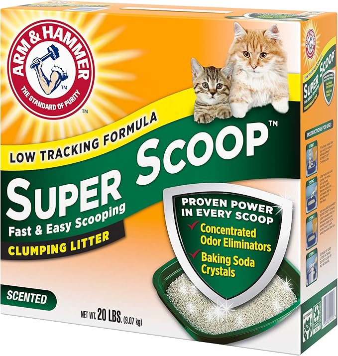 Arm & Hammer Super Scoop Clumping Litter Fresh Scent, 20lb