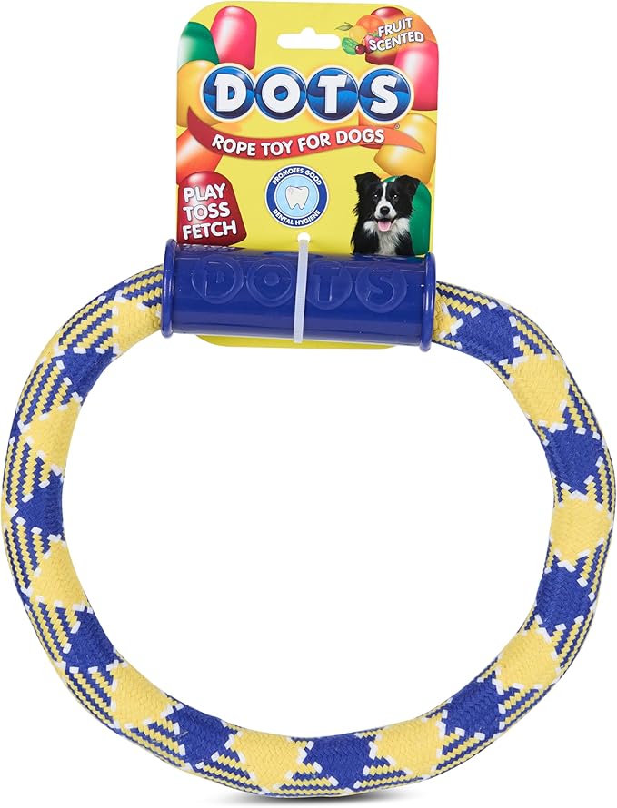 Tootsie Rope Toys for Dogs – Durable Rope Dog Toys for Aggressive Chewers – Figure 8 and XL Ring Shapes – Flossing Chew Toys for Large Dogs – Blow Pop, Dots, Razzles, Junior Mints & Tootsie Roll