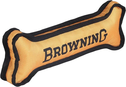Browning Pet Training Tools, Durable Dog Toys for Tug and Fetch, Canvas Bone (Browning Gold), Small