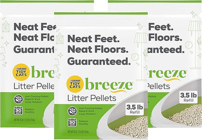 Purina Litter Tidy Cat Breeze Pellets, 3.5 lb (Pack of 3)