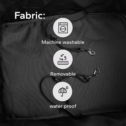 10lbs Ultra-Lightweight Pet Stroller - Compact Folding Umbrella Stroller with Durable Shoulder Strap, 3-Compartment Organizer & Cup Holder - Portable Dog Cat Travel Carriage, Dark Gray