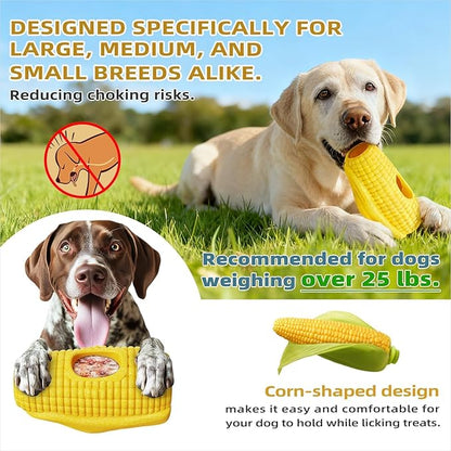 Frozen Treat Dog Toy - Freezable Coffee Wood Chew Toy for Aggressive Chewers - Natural Anxiety Relief & Slow Feeder