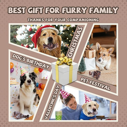 Indestructible Dog Toys for Aggressive Chewers 3 Pack, Tough Dog Chew Toys for Aggressive Chewers Medium and Large Breeds, Durable Dog Toy to Keep Them Busy, Bacon Flavored