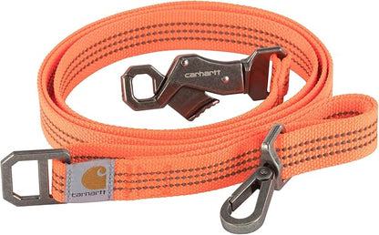 Carhartt Pet Durable Nylon Webbing Leashes for Dogs, Reflective Stitching for Visibility, Hunter Orange (Nylon Webbing), Large