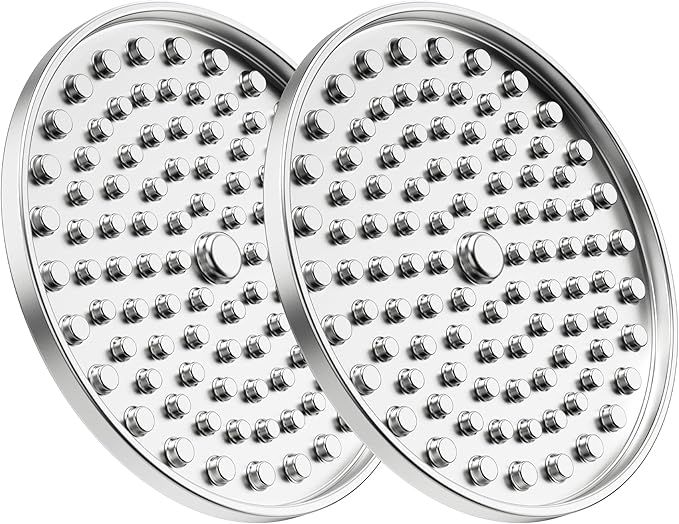 Double Wall Stainless Steel Lick Mat for Dogs & Cats, Chew Proof Slow Feeder for Anxiety Relief & Puppy Enrichment, Non-Slip, Whisker Friendly, Dishwasher Safe Licking Pad [2Pack]