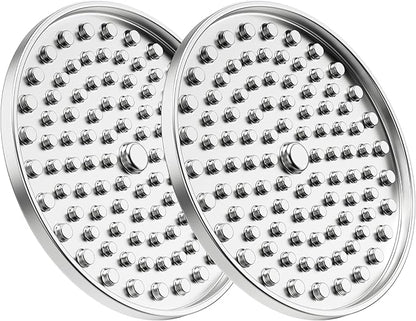 Double Wall Stainless Steel Lick Mat for Dogs & Cats, Chew Proof Slow Feeder for Anxiety Relief & Puppy Enrichment, Non-Slip, Whisker Friendly, Dishwasher Safe Licking Pad [2Pack]