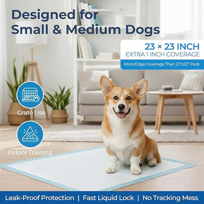 MoMoCo Whale Pads Puppy Pads 10 Pack, Portable Travel Dog Pee Pads, Ultra Absorbent & Leak-Proof, Ideal for Trips, Car, Hotel & Emergency Use