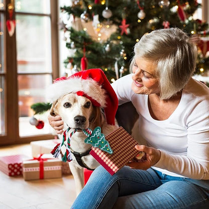 6 Pack Christmas Dog Rope Toys, Chew Rope Toy for Puppy Small Medium Dogs, Natural Cotton Dog for Teeth Cleaning, Dog Interactive Chewing Toys