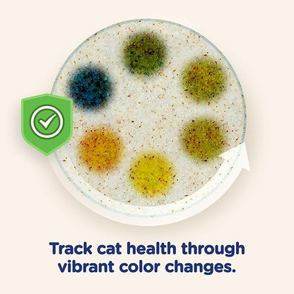 Cat's Pride Ultra Health Monitor Cat Litter, Unscented Micro Crystals 15 Lbs Total (3pk of 5 Lbs) Color Changing pH Indicator for Feline Health Tracking, 30-Day Odor Control, Dust Free and 60% Lighter