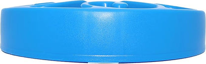 Slow Feeder Dog Bowl,Interactive Pet Food Dish,Anti Choking Slow Eating,Bloat Stop Puppy Swirl Puzzle for Healthy Diet Eating Habit (1 Pack, Blue)