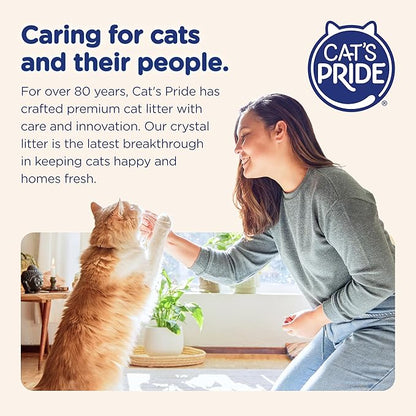 Ultra Fresh Scented Micro Crystals Premium Cat Litter - 99.9% Dust Free, Soft on Paws - 15 Lbs. Total (3pk of 5 Lbs.)