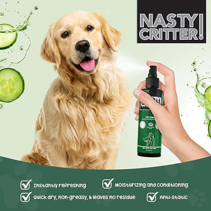 Girl With The Dogs NASTY CRITTER Made in USA - Pet Scent 8 Oz - for Cats and Dogs