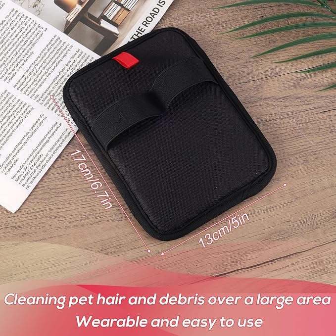 Cat Grooming Glove, Reusable Cat and Dog Hair Remover Tool Pet Grooming Glove for Dogs Bathing Pet Hair Removal Cleaning Brush Mitt Deshedding Washing