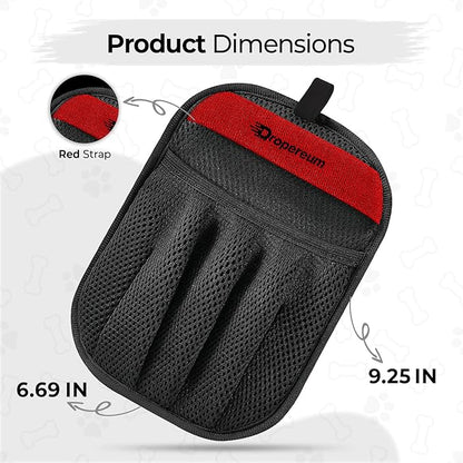 Pet Hair Removal Glove – Reusable Electrostatic Pet Hair Removal Mitt for Couch, Carpet, Car Seat & Laundry – Cat & Dog Fur Cleaning Tool for Furniture (Pack of 1)