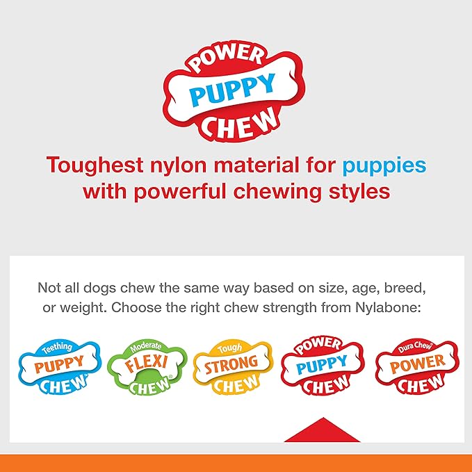 Nylabone Knuckle Bone Pop-in Treat Toy Puppy Chew Toy for Puppies, Interactive Treat Dispensing Enrichment Toys for Puppies, Long Lasting Chicken Flavor, X-Small Dogs - Up to 15 lbs (Pack of 2)
