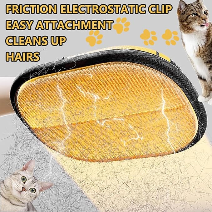 Pet Hair Removal Gloves Brush, Reusable Cat Dog Electrostatic Hair Remover Grooming Glove Tool