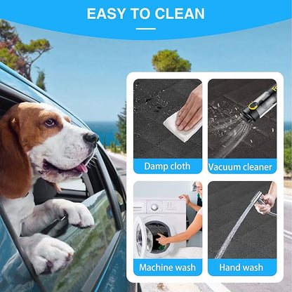 Dog Hammock for Car Backseat - Heavy Duty Medium Size fits Cars, SUV, and Mid-Size Trucks - Waterproof Dog Car Seat Cover for Back Seat - Machine Washable