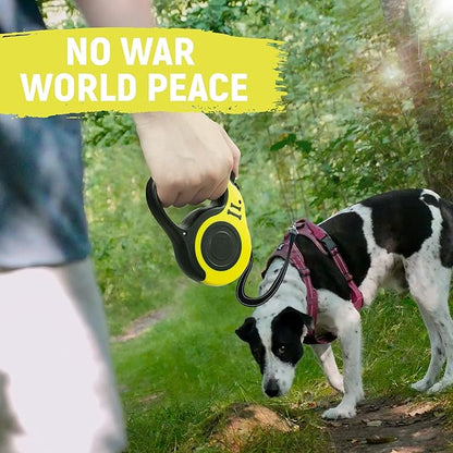 Retractable Dog Leash Automatic Telescopic Tractor Dog Tape, Pet Tape 10/16 FT Durable and Convenient, with Non-Slip Handle, Suitable for Small and Medium-Sized Dogs Yellow