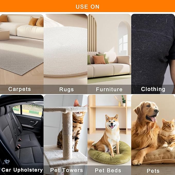 1 Pcs Pet Hair Removal Gloves Brush, New Reusable Cat Dog Electrostatic Hair Remover Grooming Glove Tool for Clothes,Sofas,Carpets,Car Seats