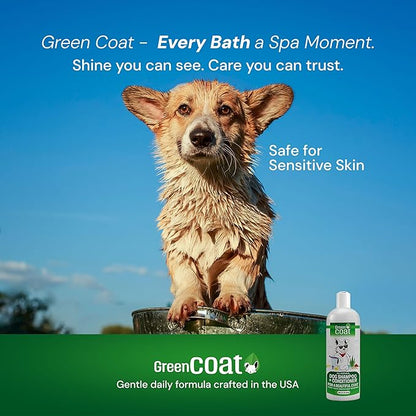 2-in-1 Dog Shampoo & Conditioner, Caviar Extract, Aloe & Bergamot for Sensitive Skin, Deep Shine + Detangler, Hydrating Luxury Dog Wash, 16oz, Made in USA