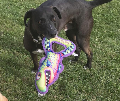 FUZZU Grab Nabbers Dog Toy with Squeaker (Fish Tank Hank)
